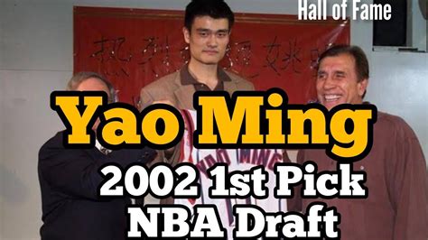 nba 2002 draft|yao ming nba draft.